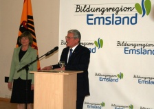 Bundespräsident Joachim Gauck besuchte Campus Lingen