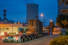 Trafo-Anlieferung für GET H2 Nukleus im IndustriePark Lingen